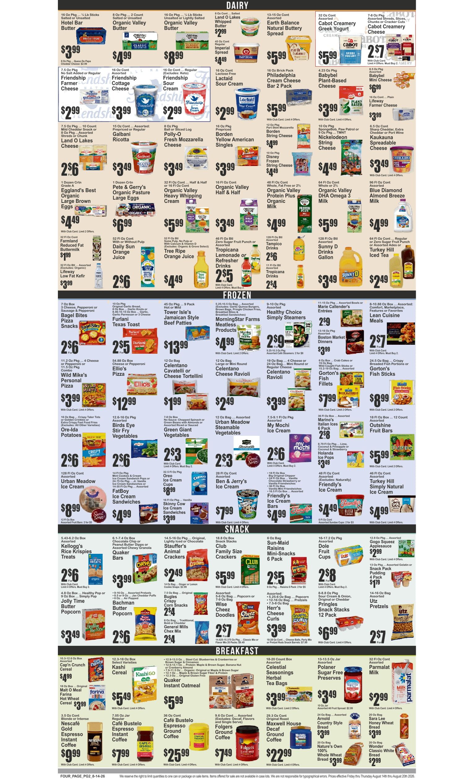 Key Food (32-21 Newtown Ave, Astoria, NY) Weekly Ad August 14 - 20, 2026