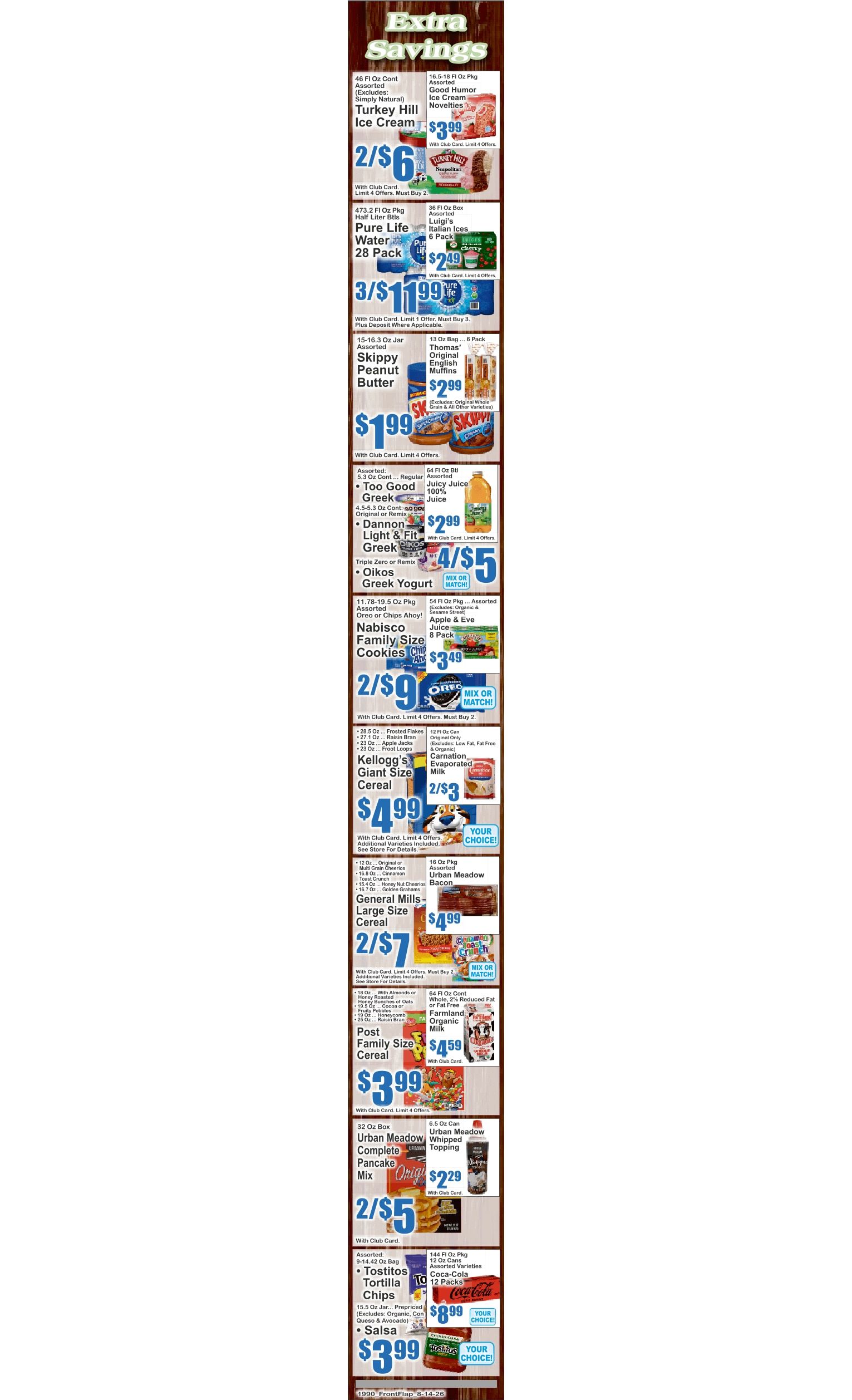 SuperFresh Supermarkets (Irvington, NJ) SuperFresh Weekly Ad August 14 - 20, 2026