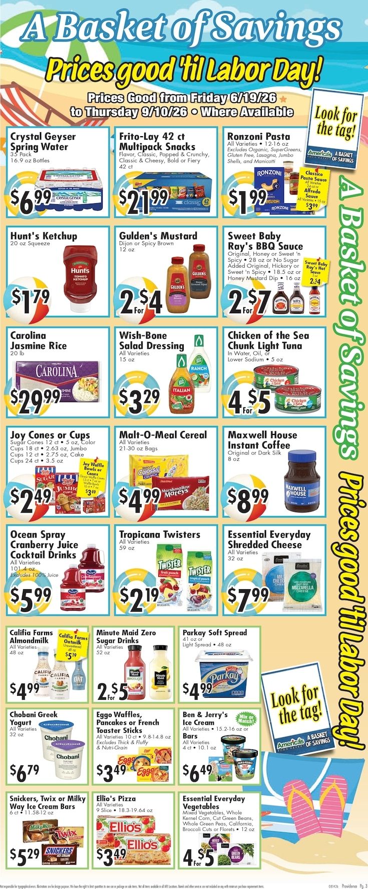 America's Food Basket (Rhode Island) Weekly Ad August 14 - 20, 2026