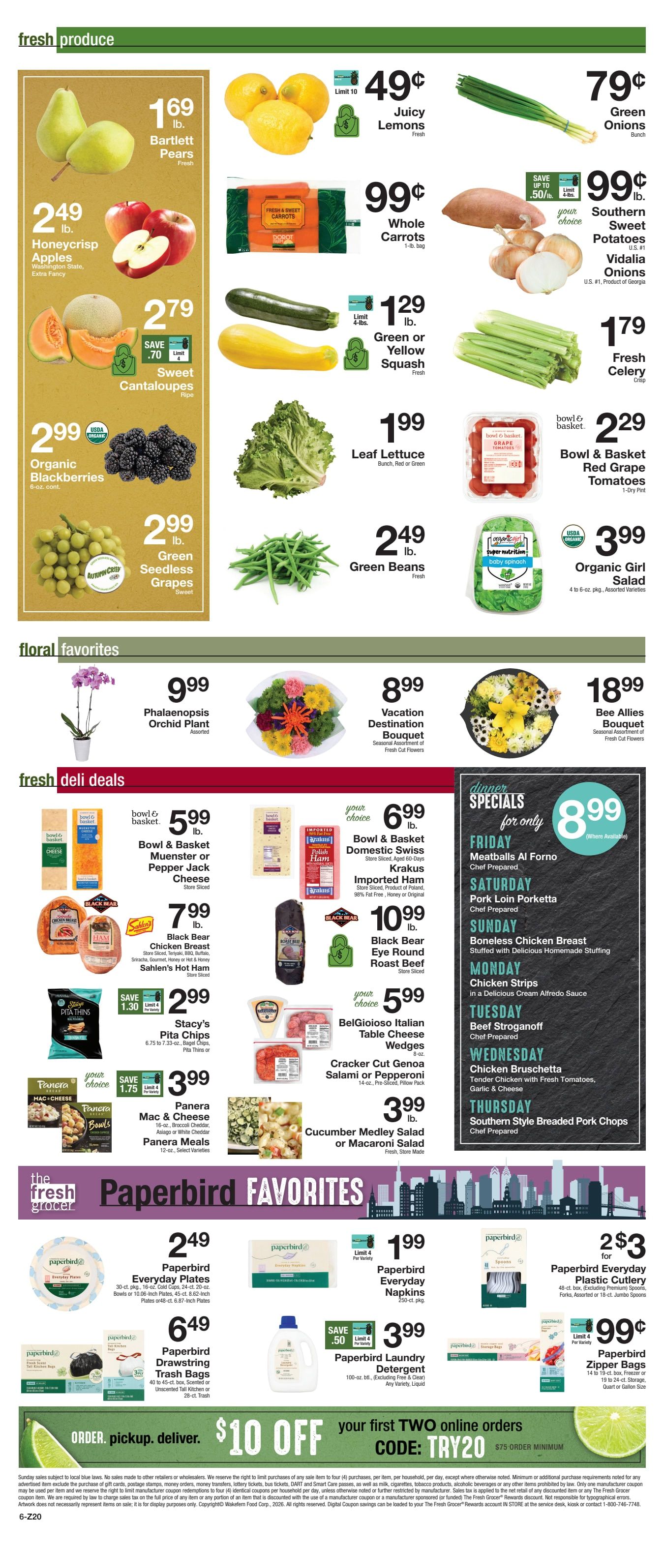 The Fresh Grocer (1880 Stefko Blvd, Bethlehem, PA) Weekly Ad August 14 - 20, 2026