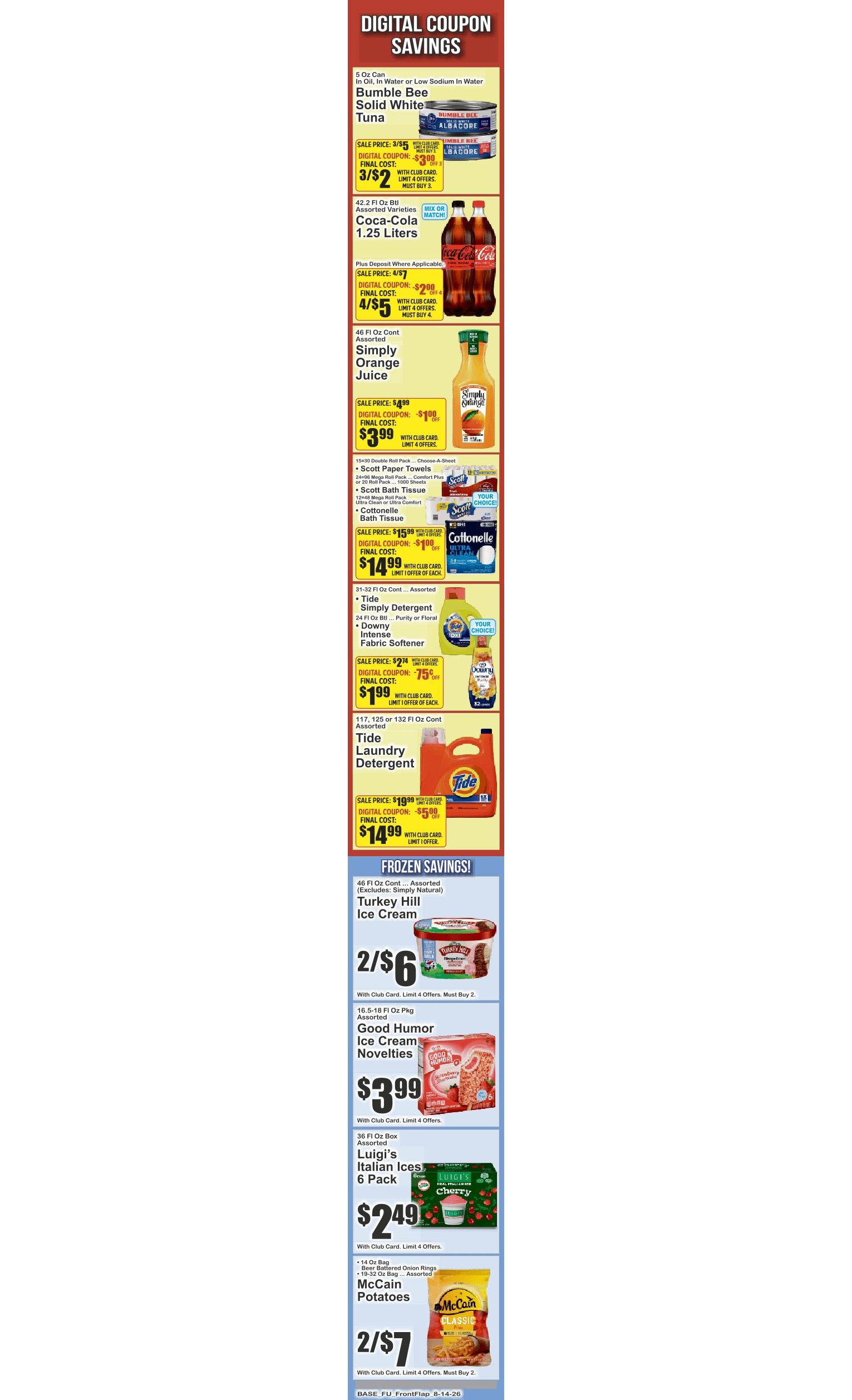 Food Universe (1982-84 86th Street, Brooklyn, NY) Weekly Ad August 14 - 20, 2026