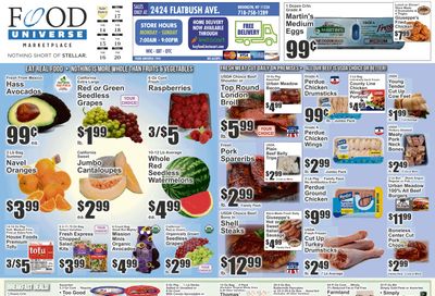 Food Universe (2424 Flatbush Ave., Brooklyn, NY) Weekly Ad August 14 - 20, 2026