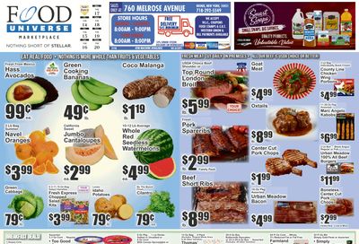 Food Universe (760 Melrose Ave., Bronx, NY) Weekly Ad August 14 - 20, 2026