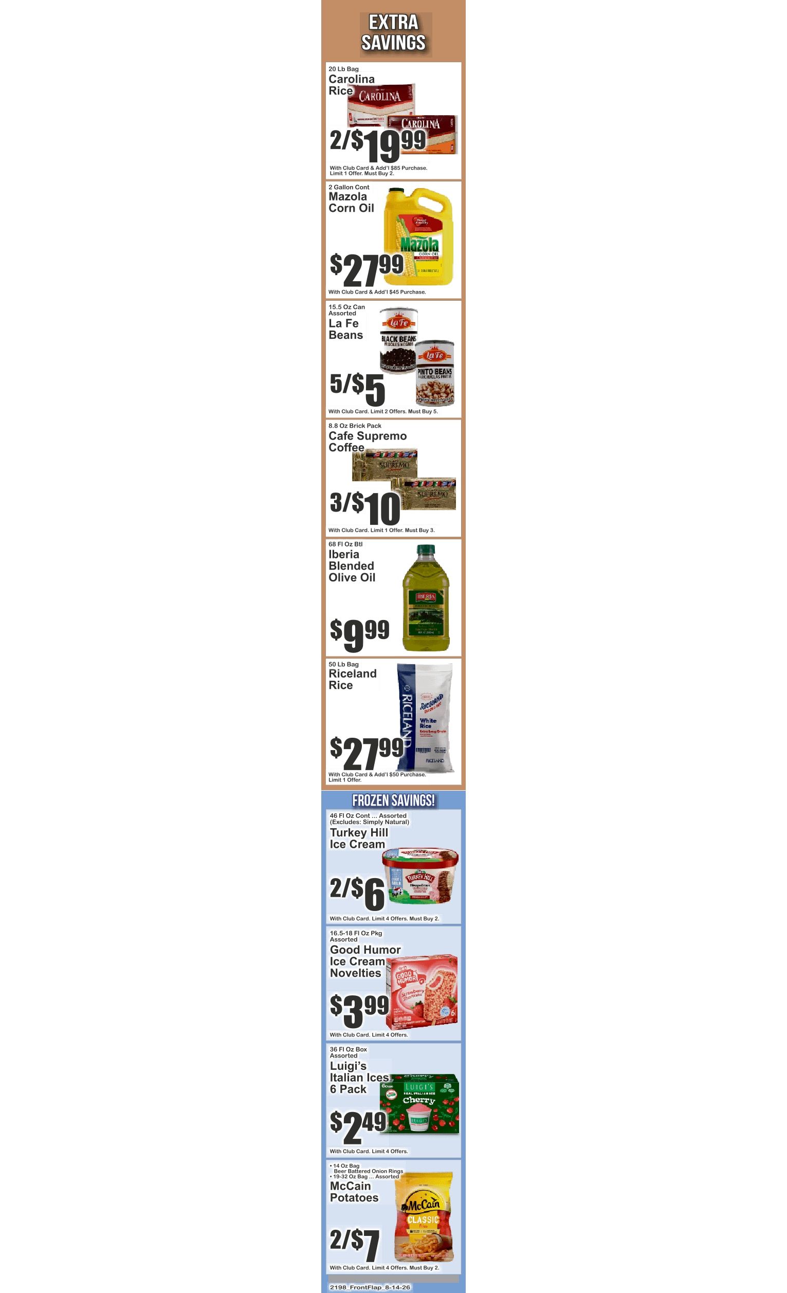 Food Universe (760 Melrose Ave., Bronx, NY) Weekly Ad August 14 - 20, 2026