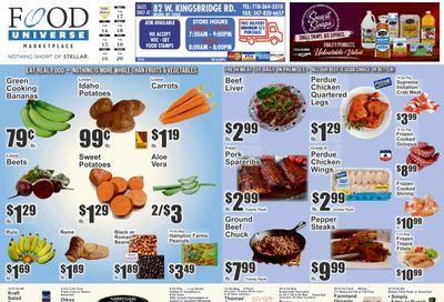 Food Universe (82 W. Kingsbridge Rd., Bronx, NY) Weekly Ad August 14 - 20, 2026