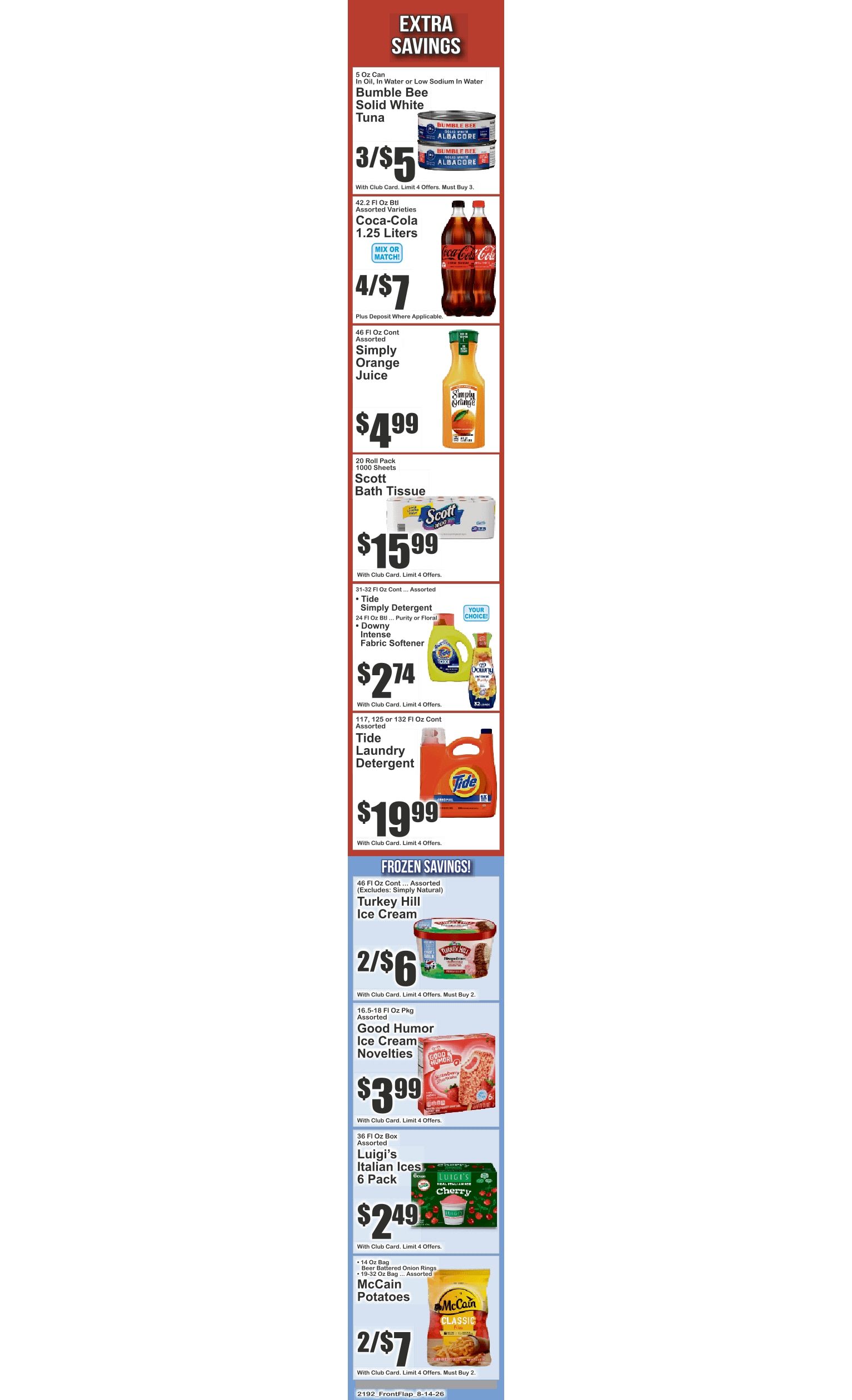 Food Universe (82 W. Kingsbridge Rd., Bronx, NY) Weekly Ad August 14 - 20, 2026