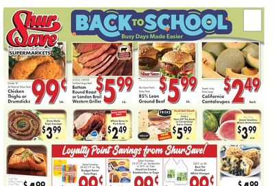 Zazzera's Supermarket ShurSave Weekly Ad August 16 - 22, 2026