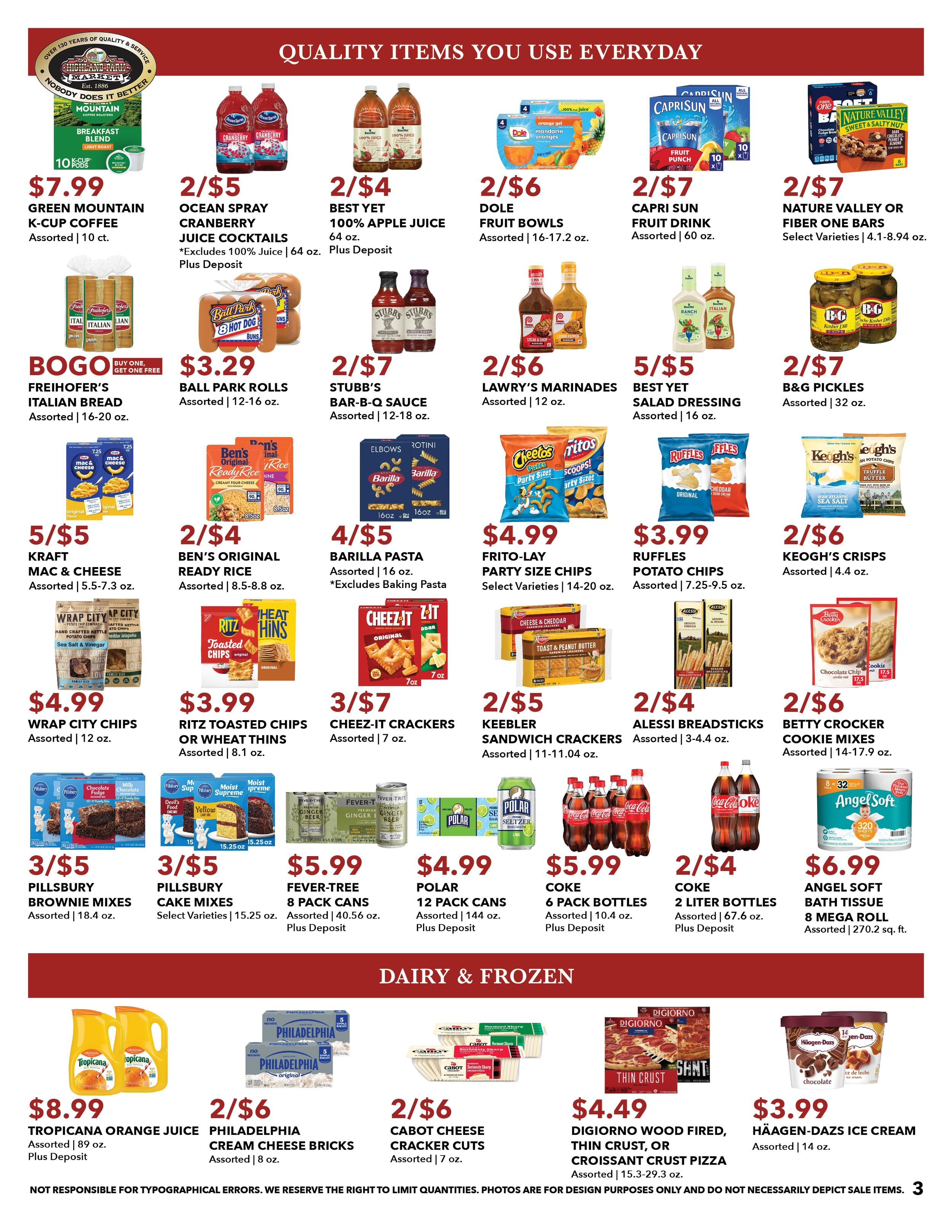 Highland Park Market Weekly Ad August 23 - 29, 2026