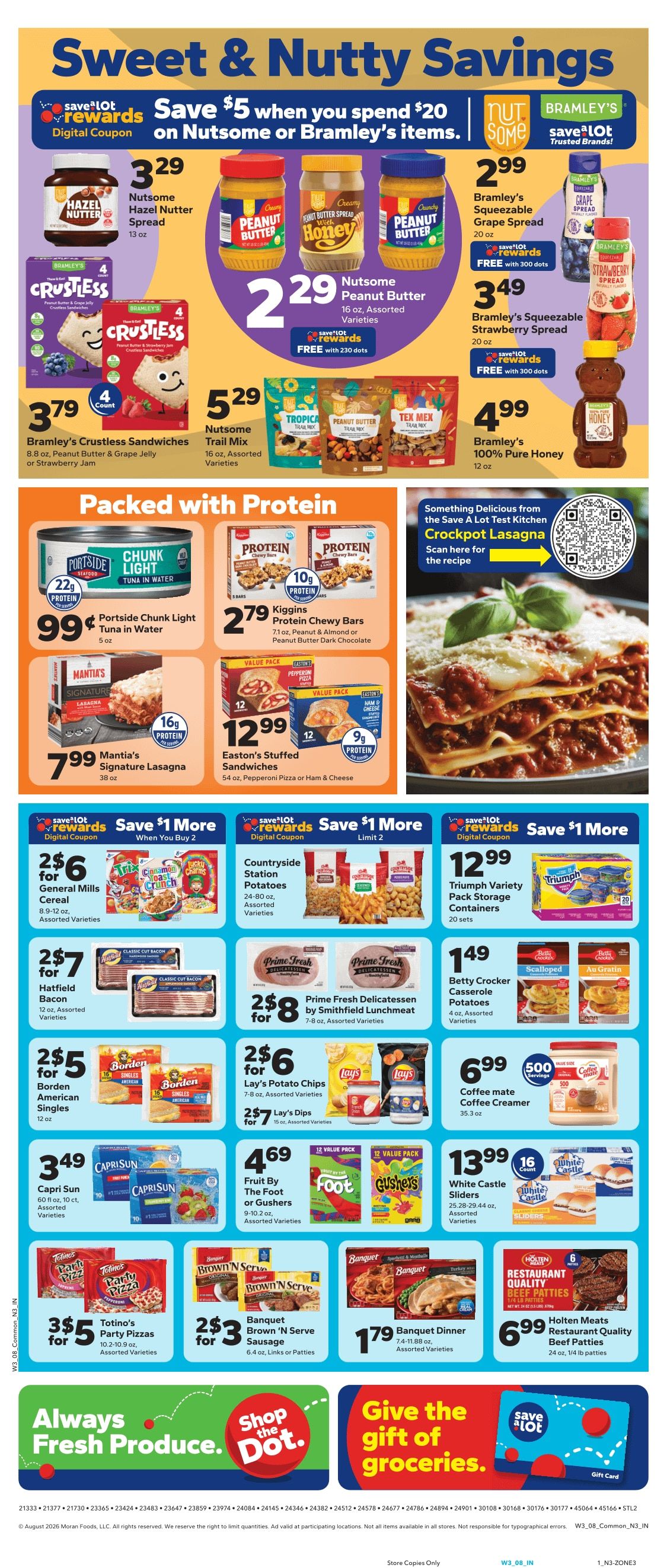 Save a Lot Food Stores (Barnesville, OH) Weekly Ad August 16 - 22, 2026