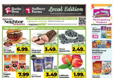 Roche Bros. Weekly Ad August 14 - 20, 2026
