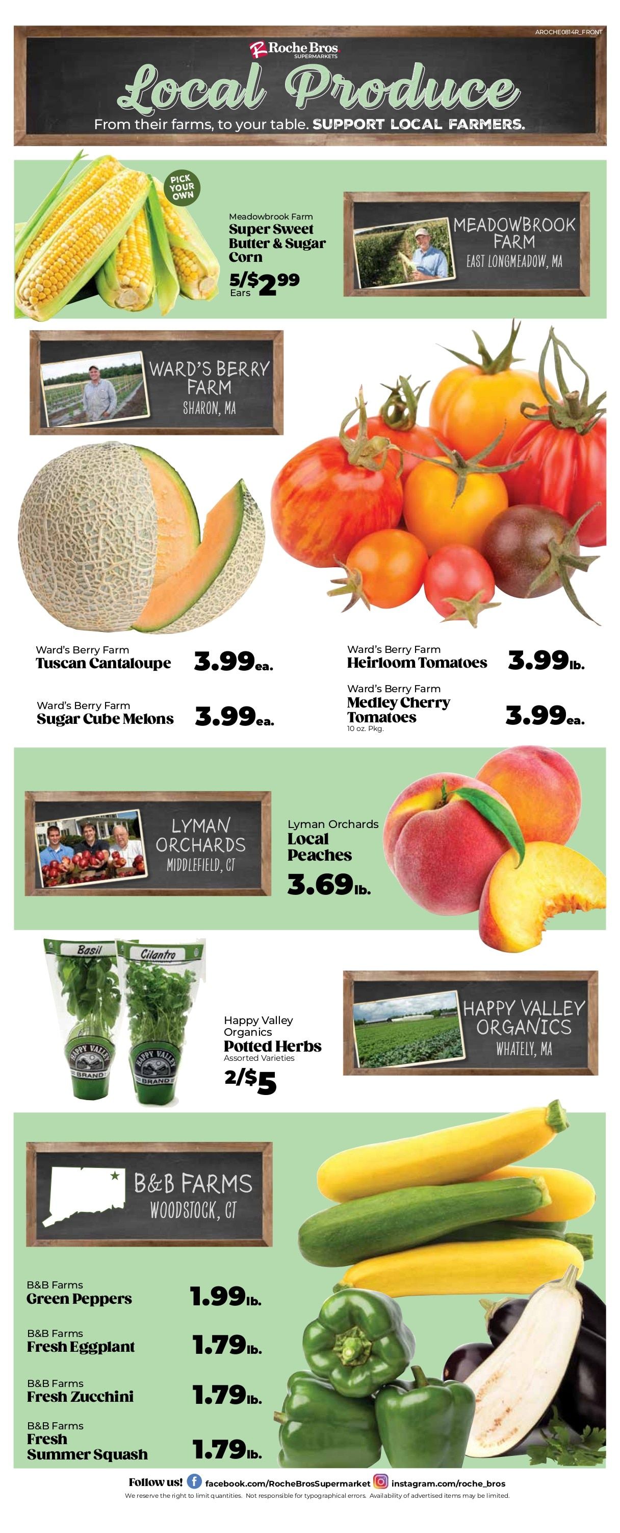 Roche Bros. Weekly Ad August 14 - 20, 2026