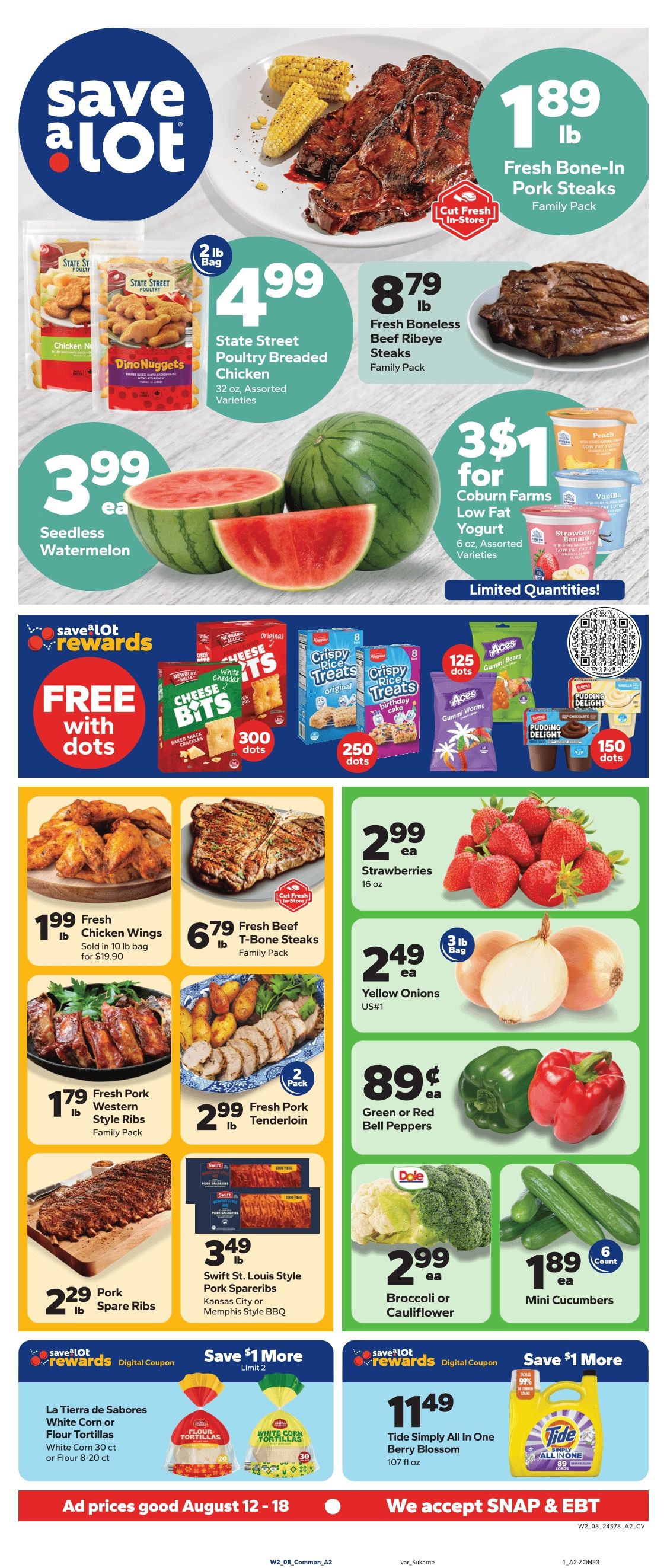 Save a Lot Food Stores (Sikeston, MO) Weekly Ad August 12 - 18, 2026