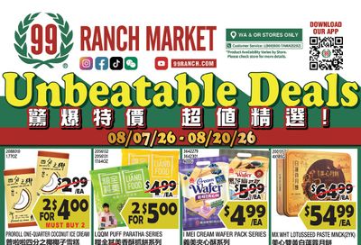 99 Ranch Market (Beaverton and other locations, OR) Weekly Ad August 14 - 20, 2026