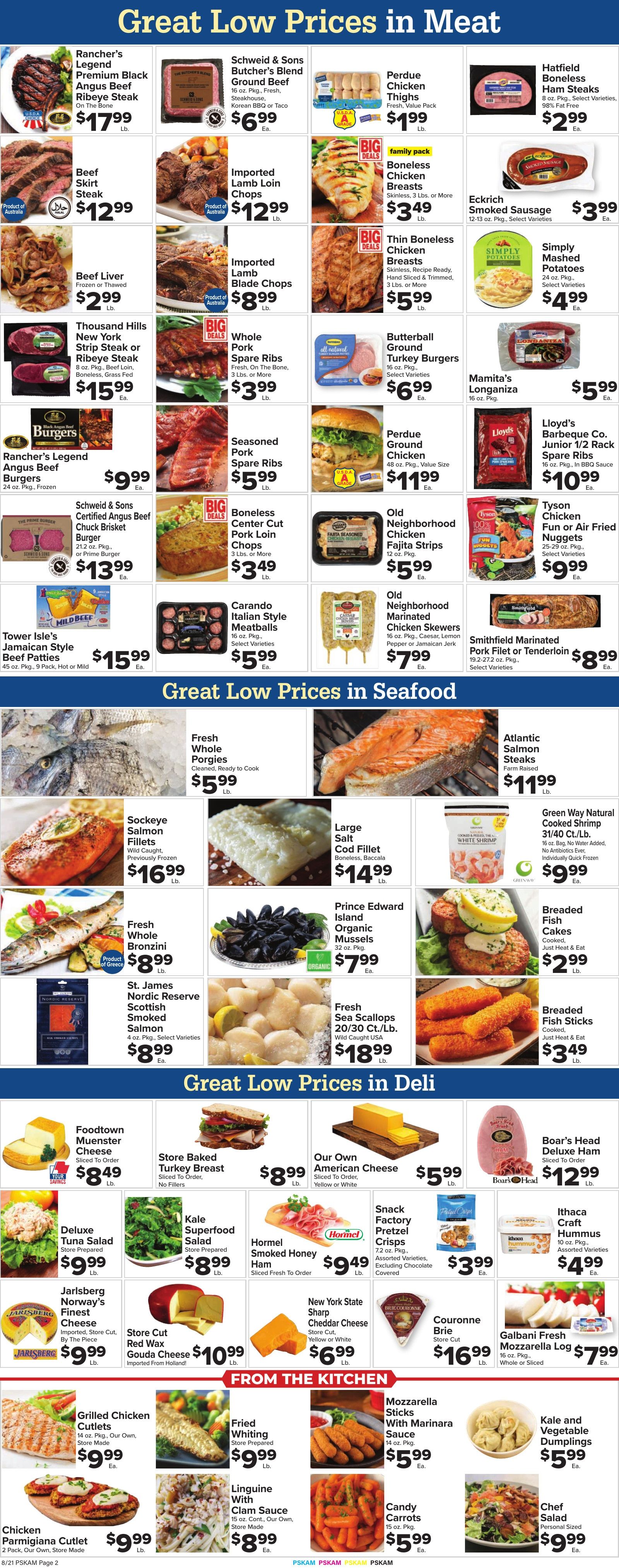 Foodtown Weekly Ad August 21 - 27, 2026
