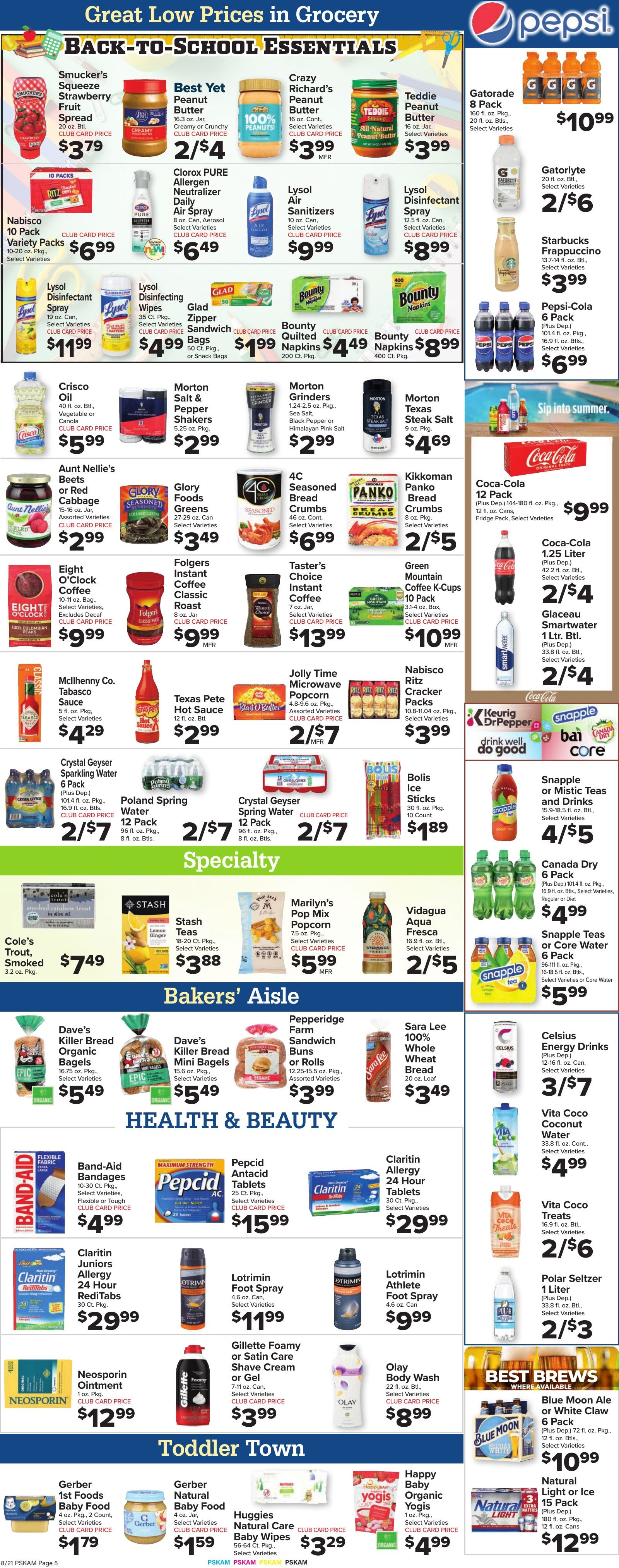 Foodtown Weekly Ad August 21 - 27, 2026