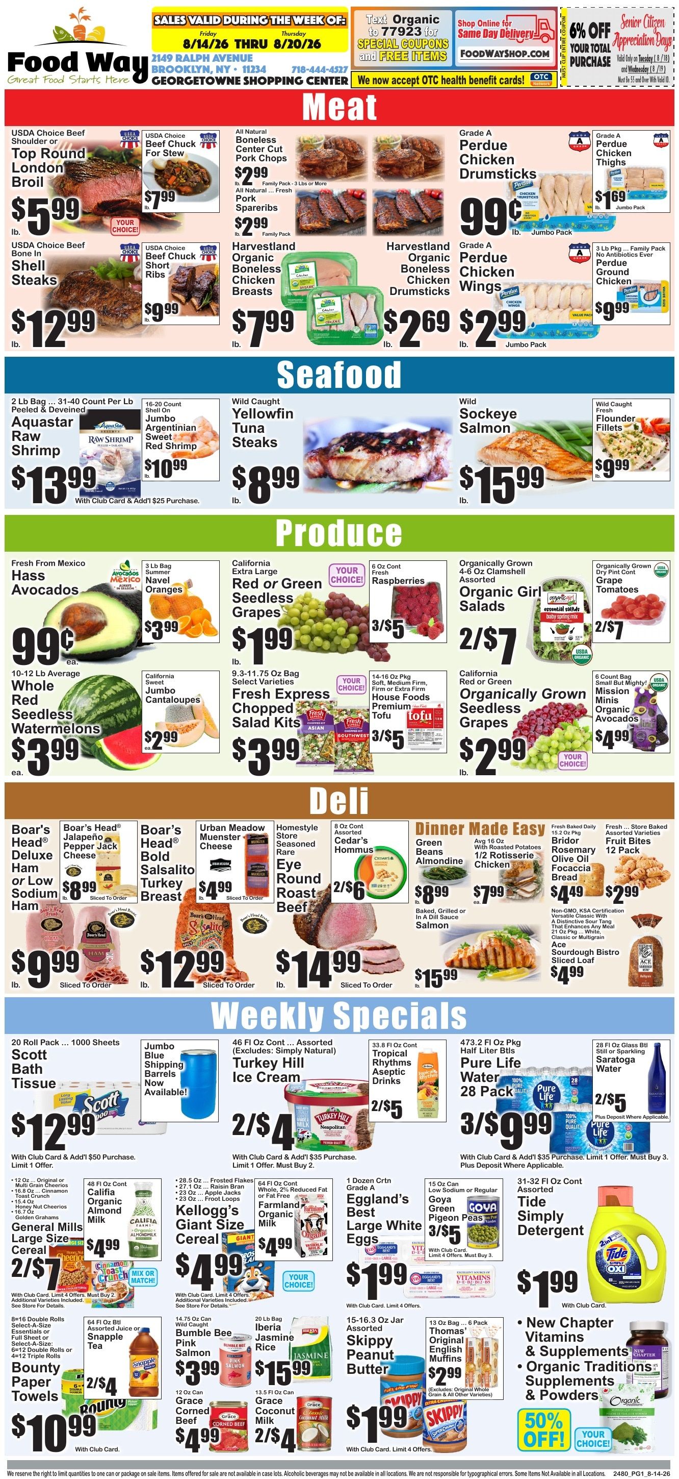 Food Way Weekly Ad August 14 - 20, 2026