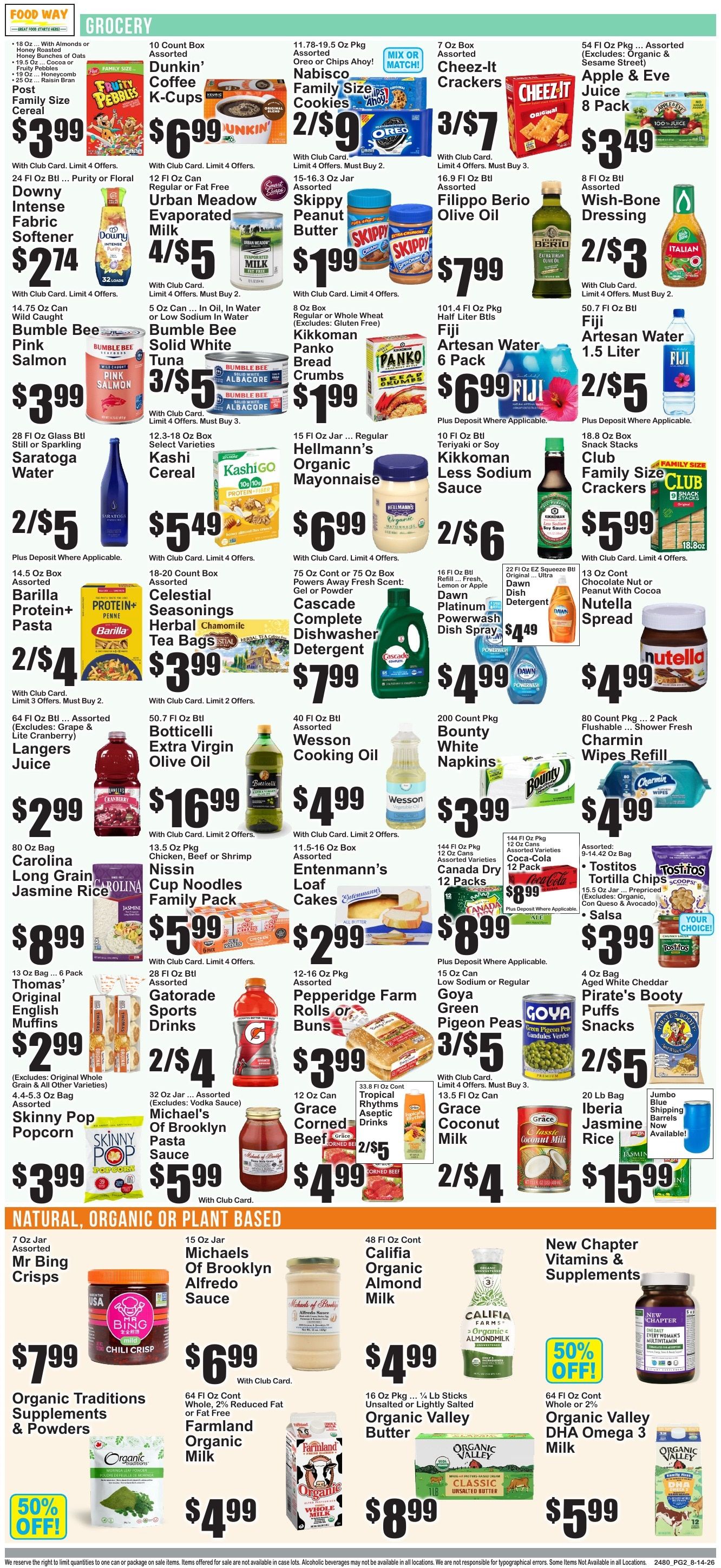 Food Way Weekly Ad August 14 - 20, 2026