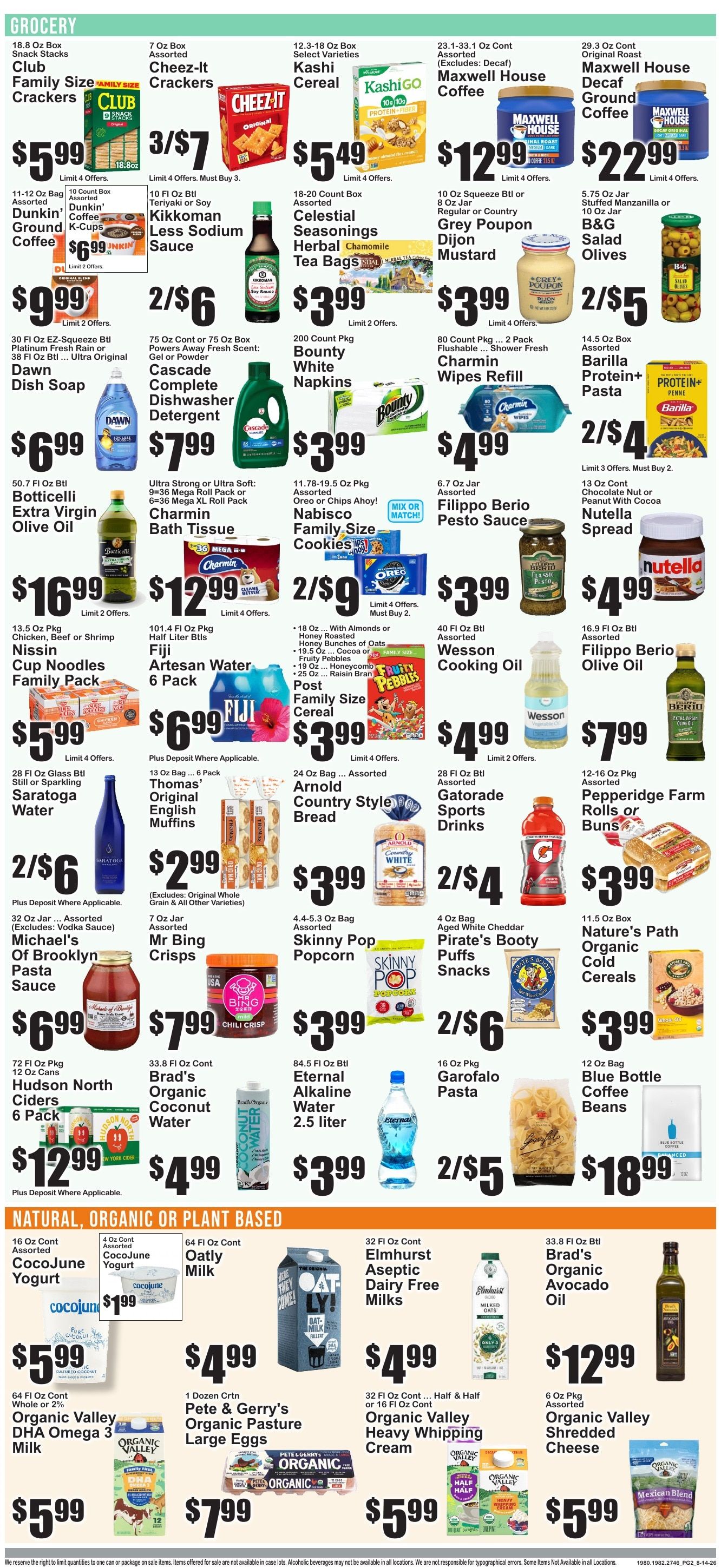 The Food Emporium Weekly Ad August 14 - 20, 2026