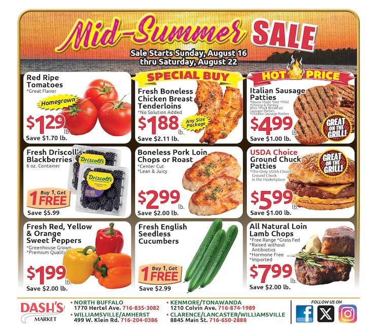 Dash's Market Weekly Ad August 16 - 22, 2026