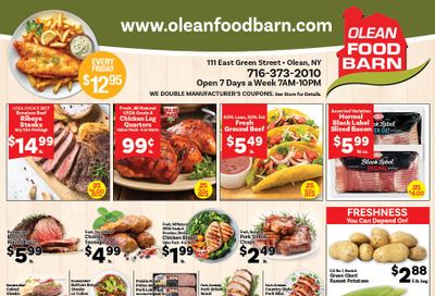Olean Food Barn Weekly Ad August 16 - 22, 2026