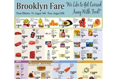 Brooklyn Fare Weekly Ad August 14 - 20, 2026