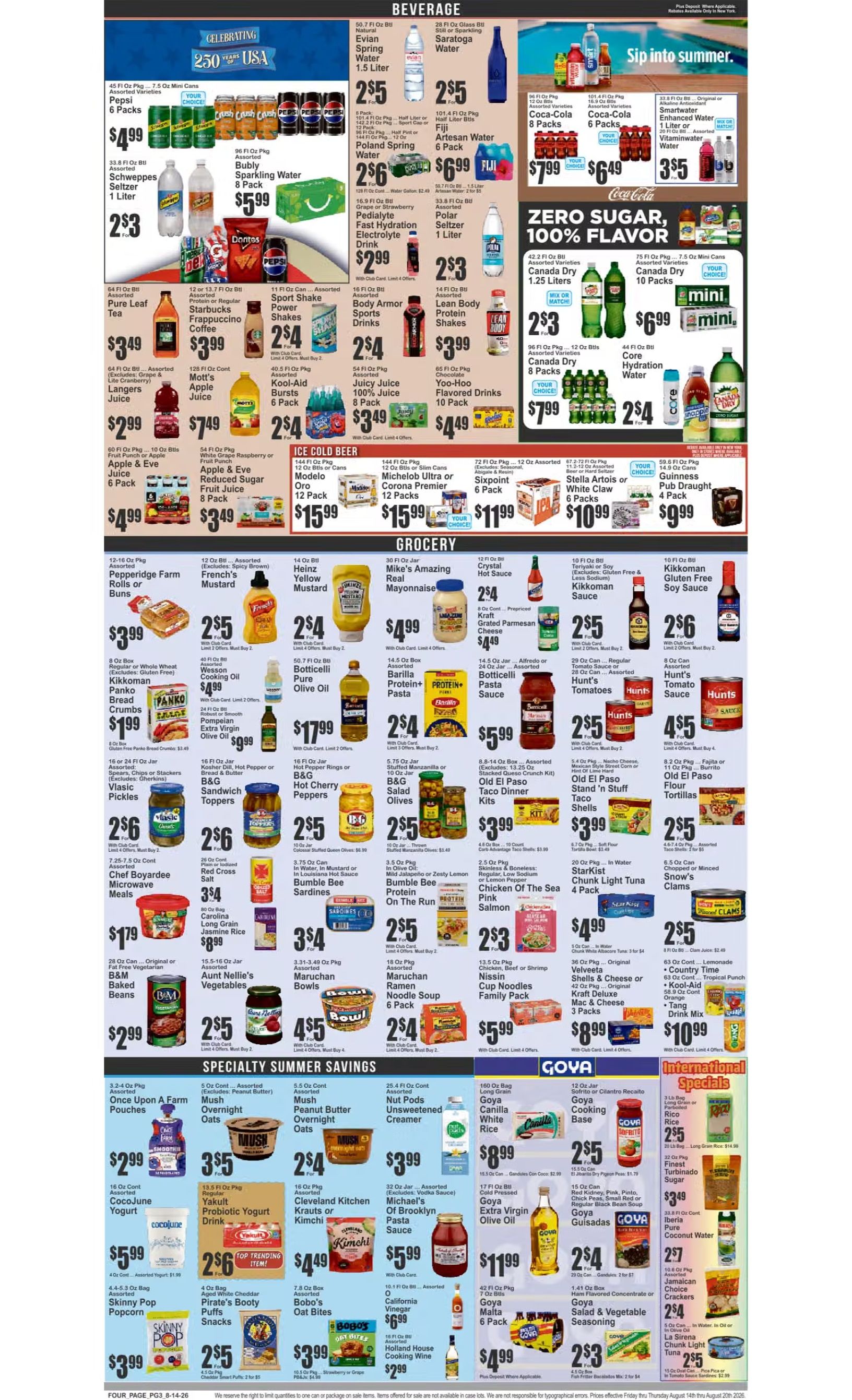 Brooklyn Fare Weekly Ad August 14 - 20, 2026