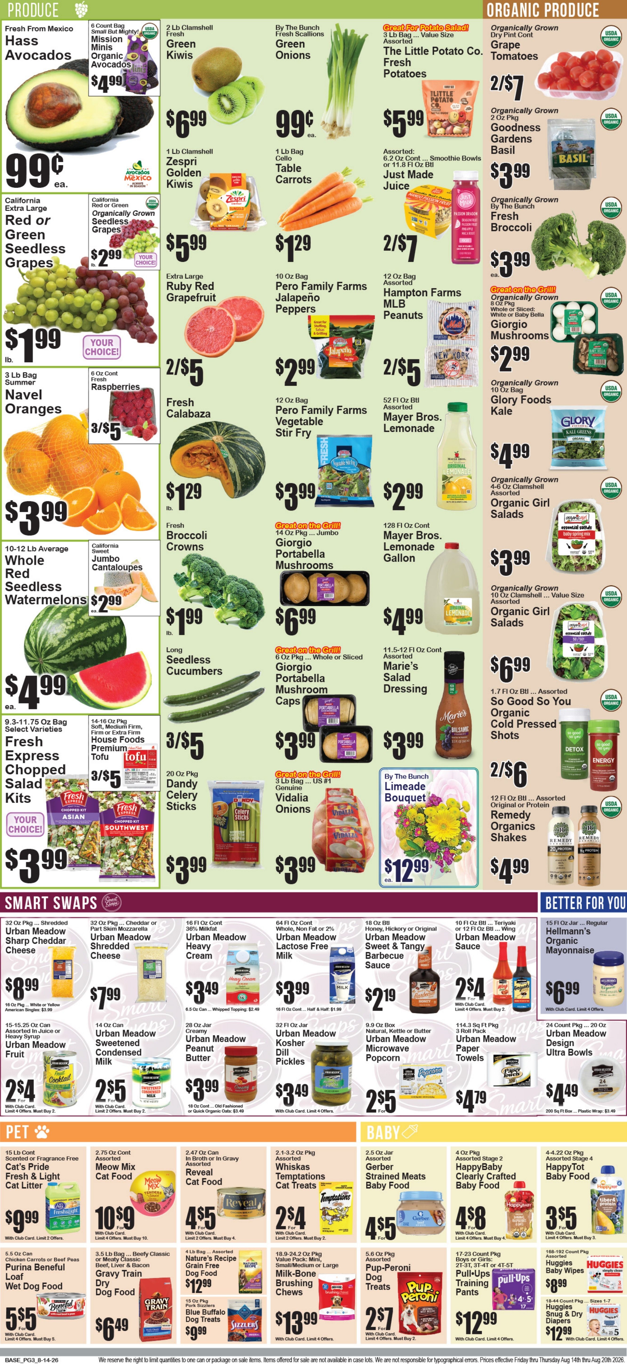 Food World Supermarket Weekly Ad August 14 - 20, 2026
