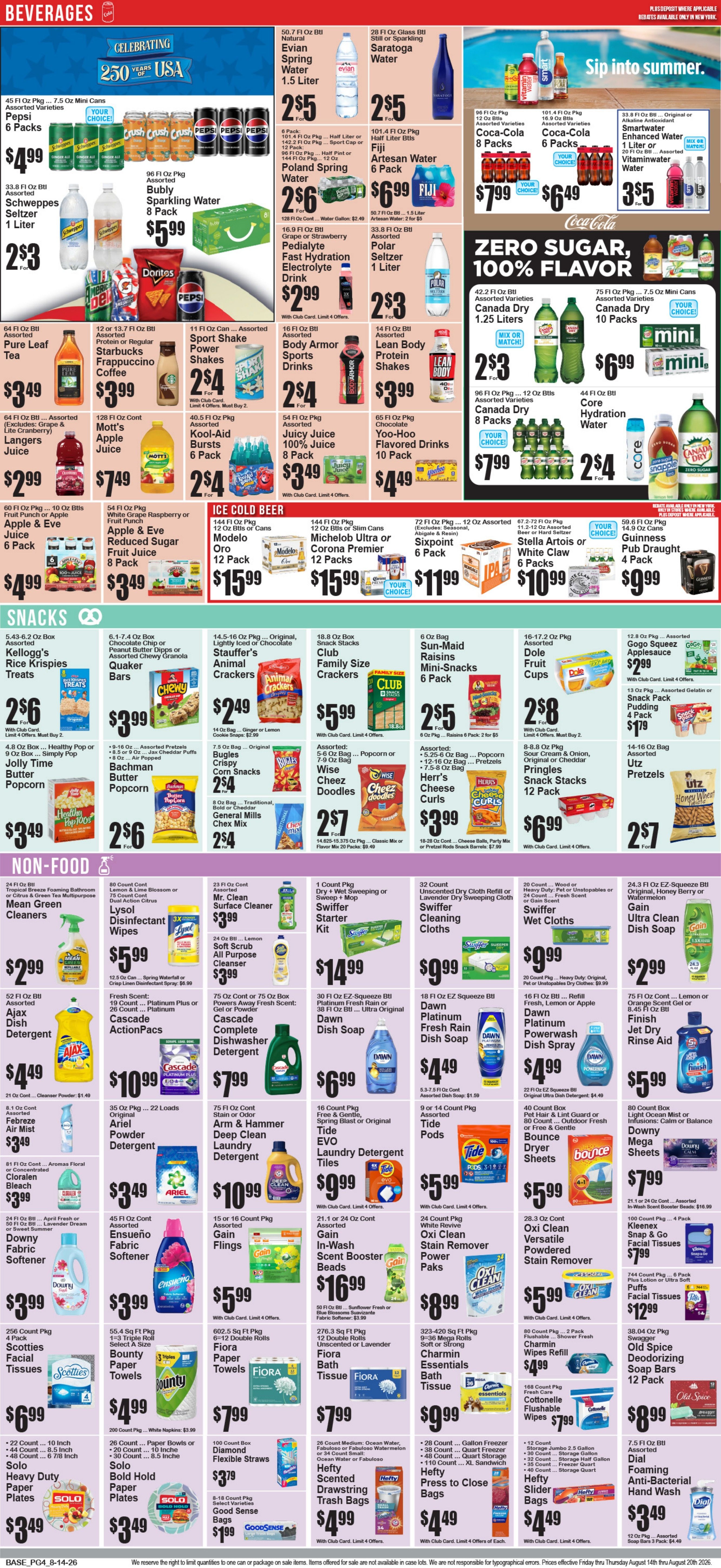 Food World Supermarket Weekly Ad August 14 - 20, 2026