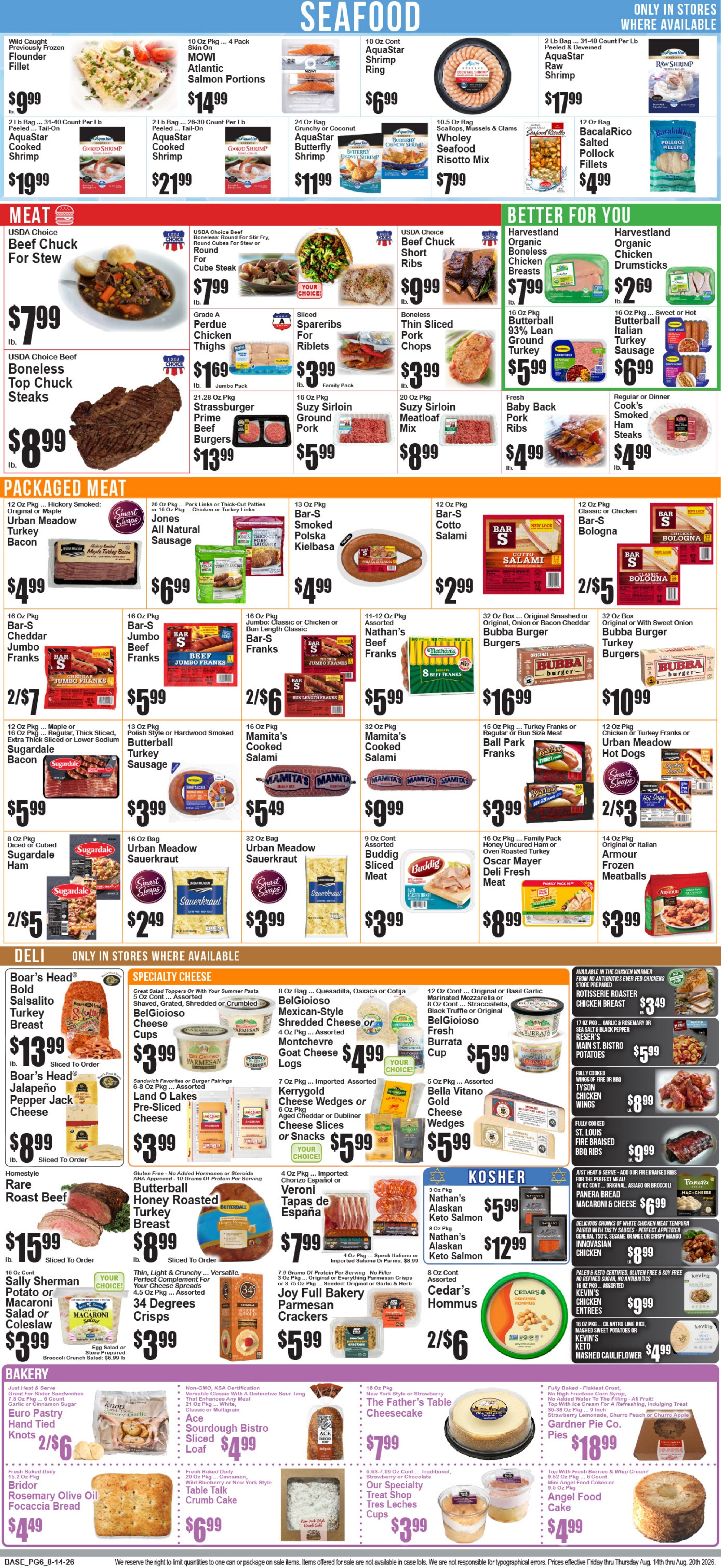 Food World Supermarket Weekly Ad August 14 - 20, 2026