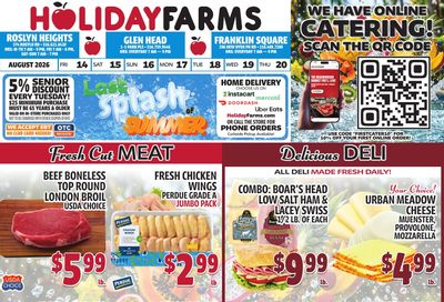 Holiday Farms Weekly Ad August 14 - 20, 2026