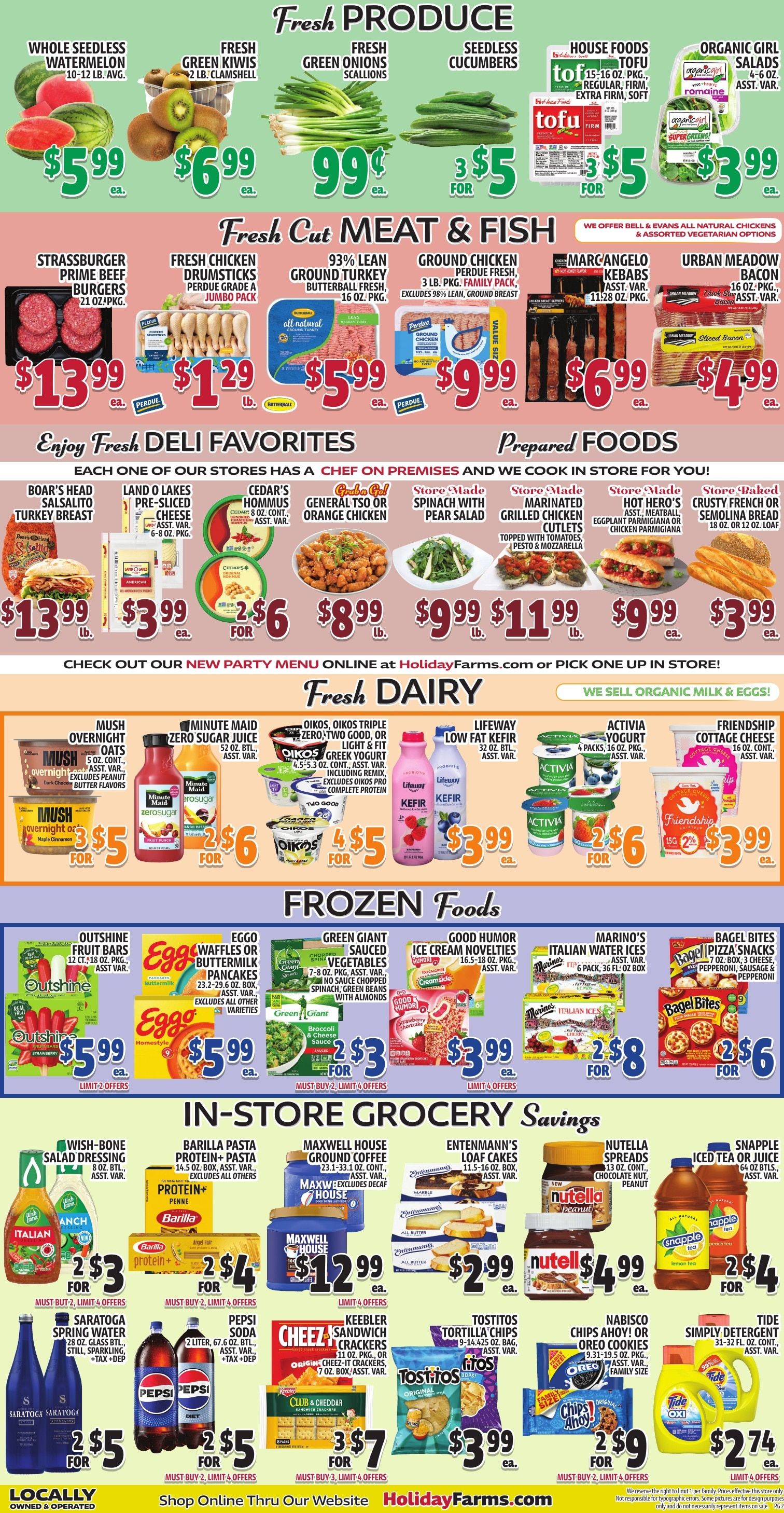 Holiday Farms Weekly Ad August 14 - 20, 2026