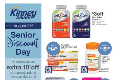 Kinney Drugs Weekly Ad August 16 - 22, 2026