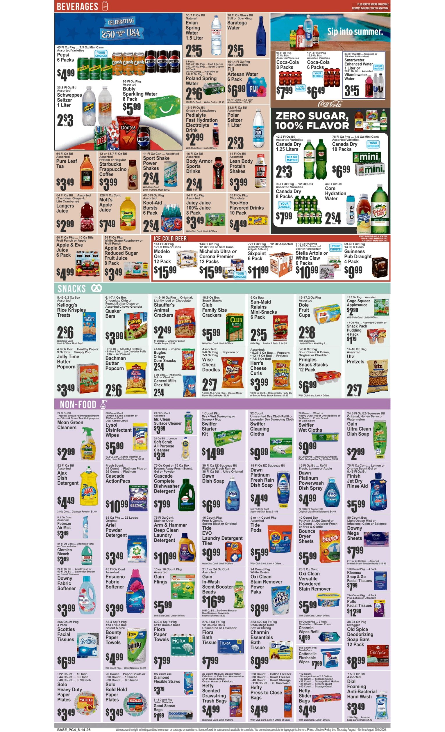 Food Dynasty (1071 Bay Street, Staten Island, NY) Key Food Weekly Ad August 14 - 20, 2026