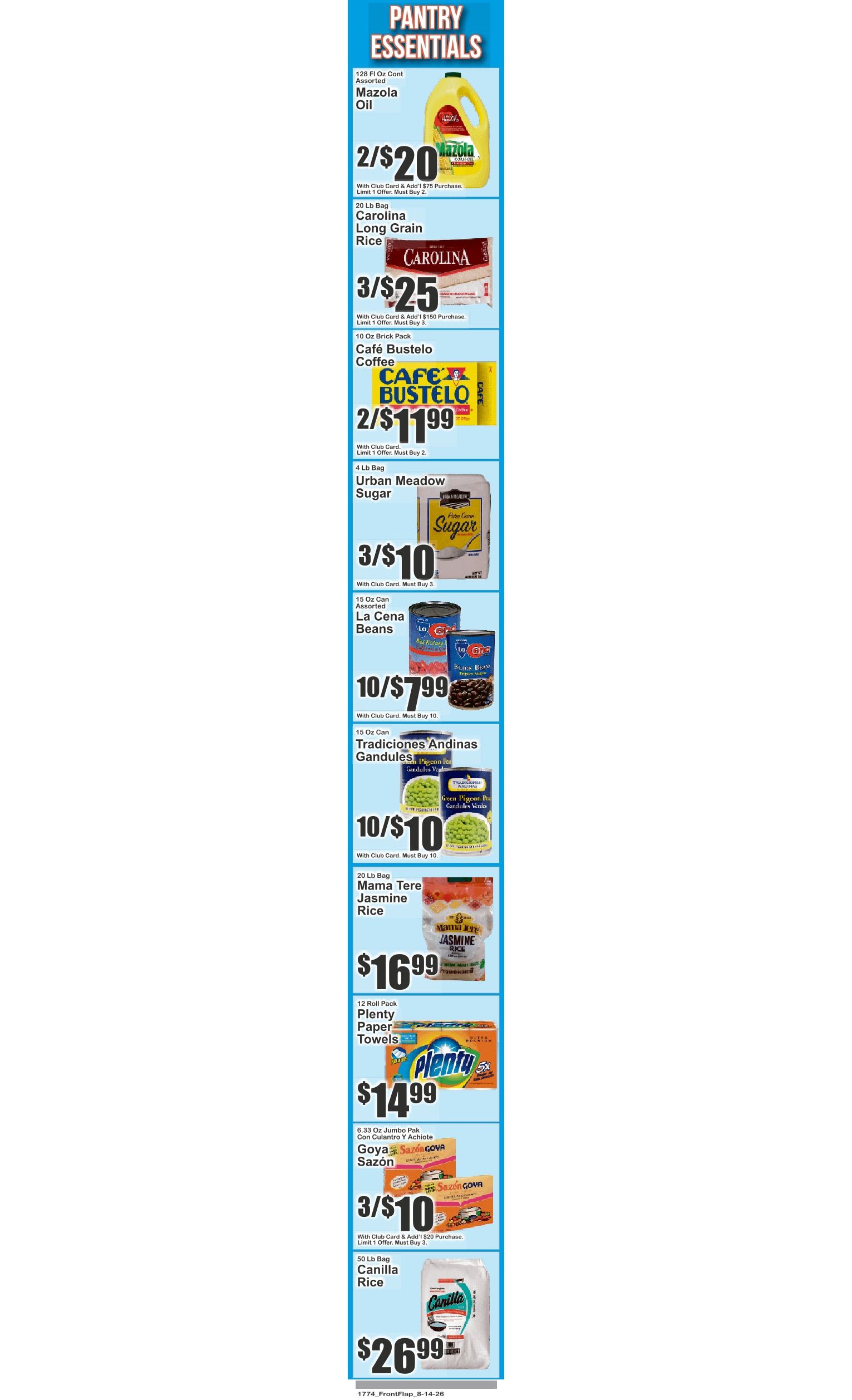 Food Dynasty (Bronx, NY) Key Food Weekly Ad August 14 - 20, 2026