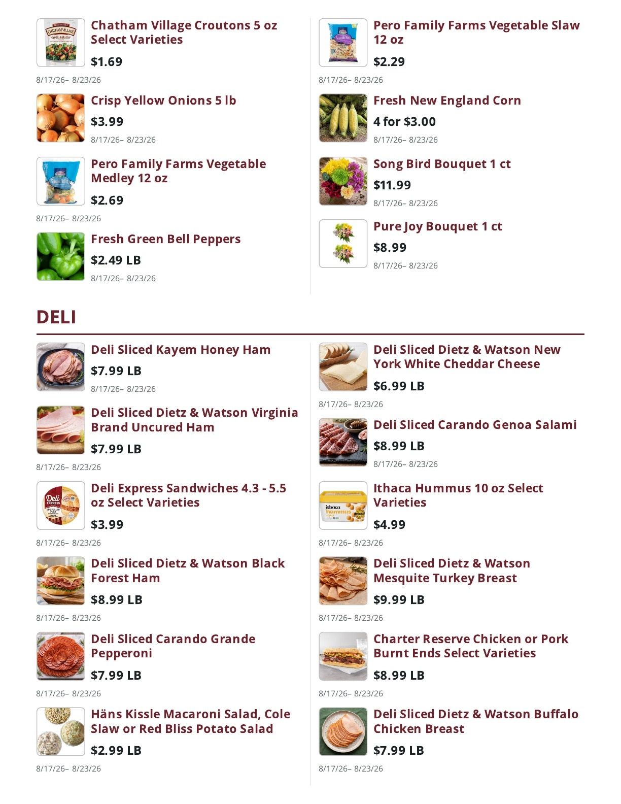 Ralph's Supermarket Weekly Ad August 17 - 23, 2026