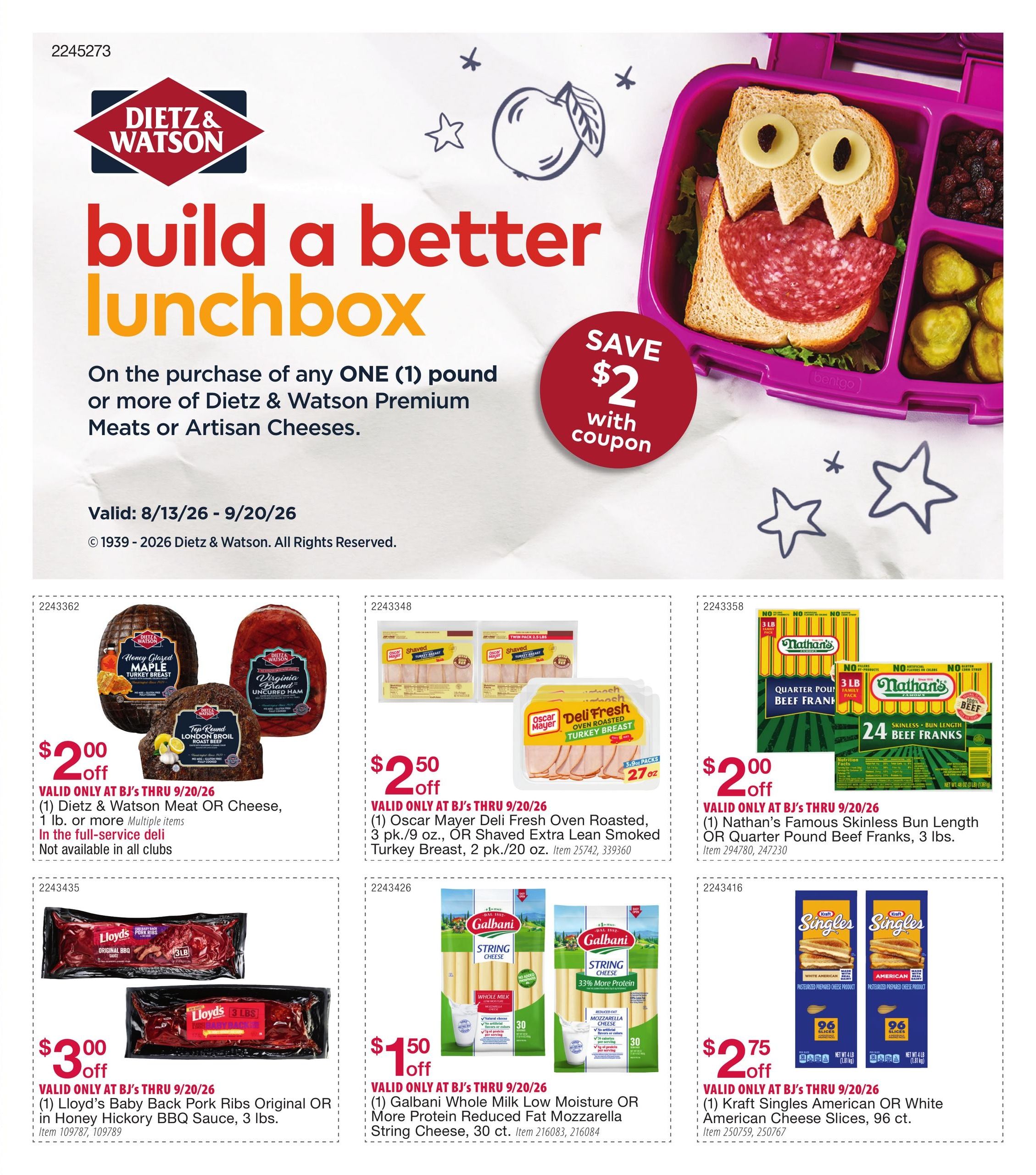 BJ's Wholesale Club Smart Saver Weekly Ad August 18 - September 20, 2026