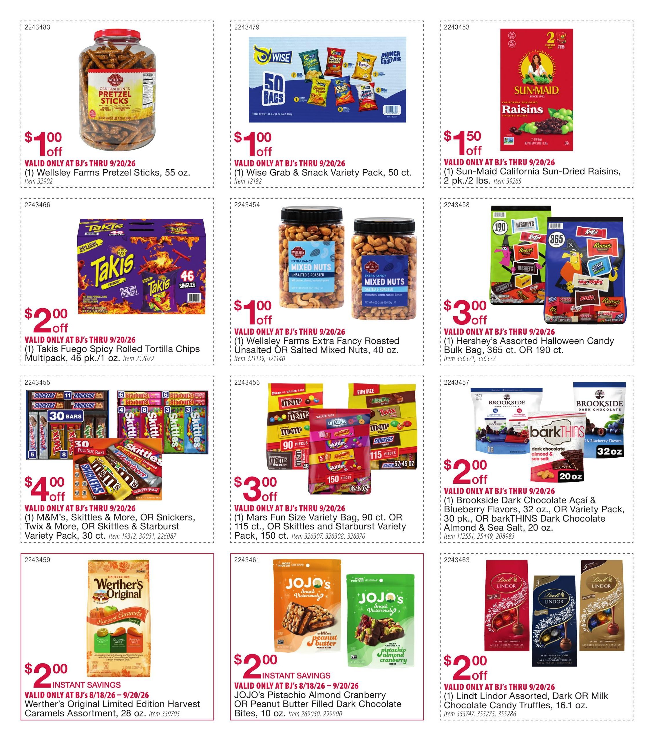 BJ's Wholesale Club Smart Saver Weekly Ad August 18 - September 20, 2026