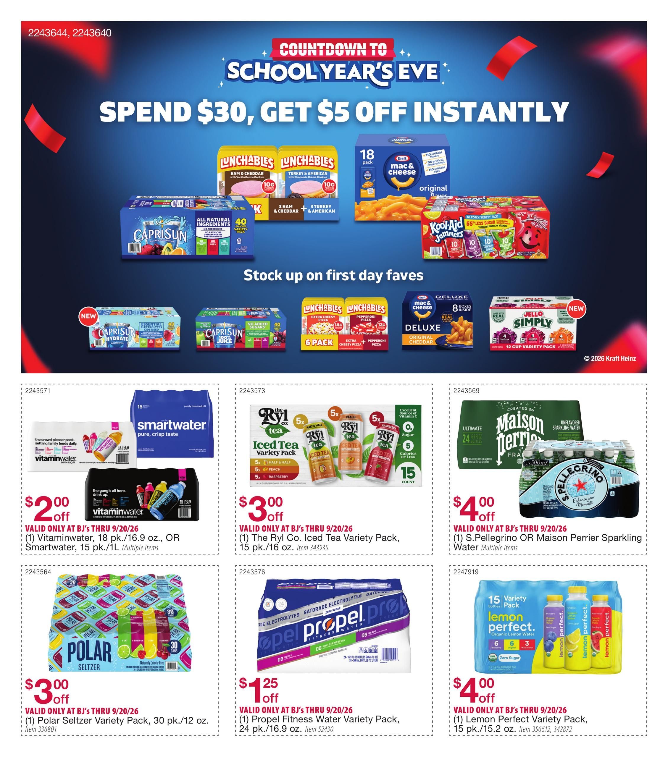 BJ's Wholesale Club Smart Saver Weekly Ad August 18 - September 20, 2026