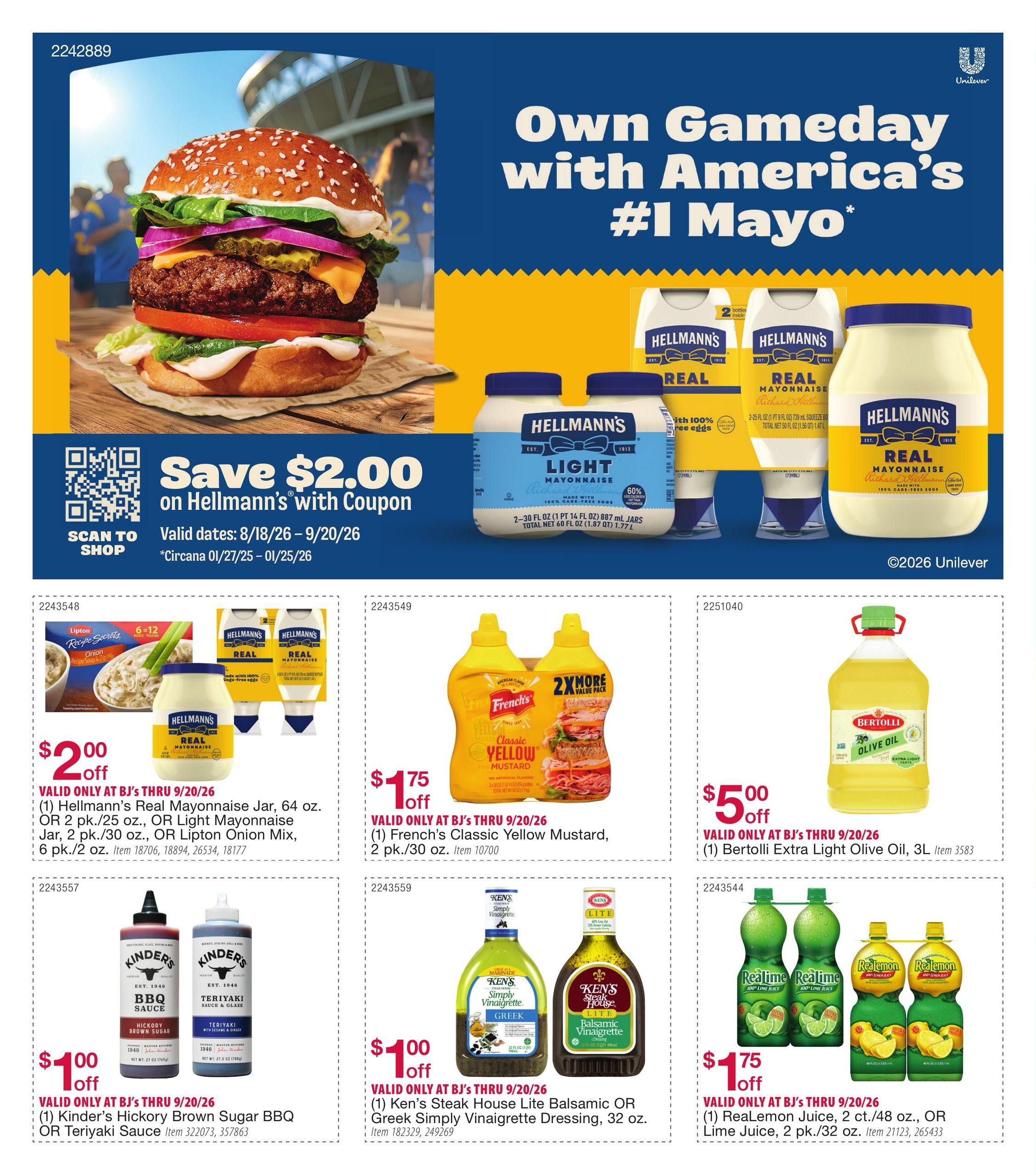 BJ's Wholesale Club Smart Saver Weekly Ad August 18 - September 20, 2026