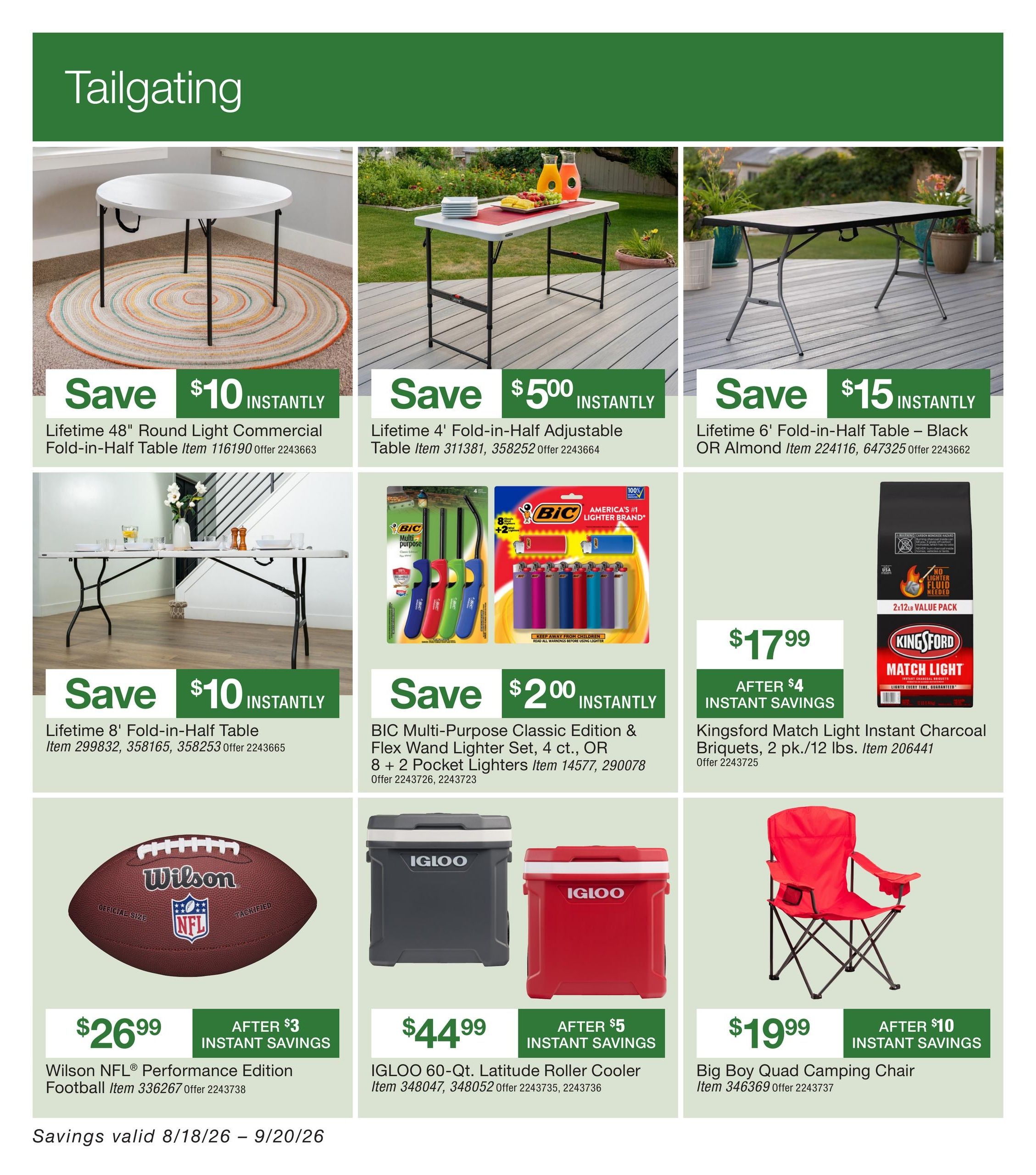 BJ's Wholesale Club Smart Saver Weekly Ad August 18 - September 20, 2026