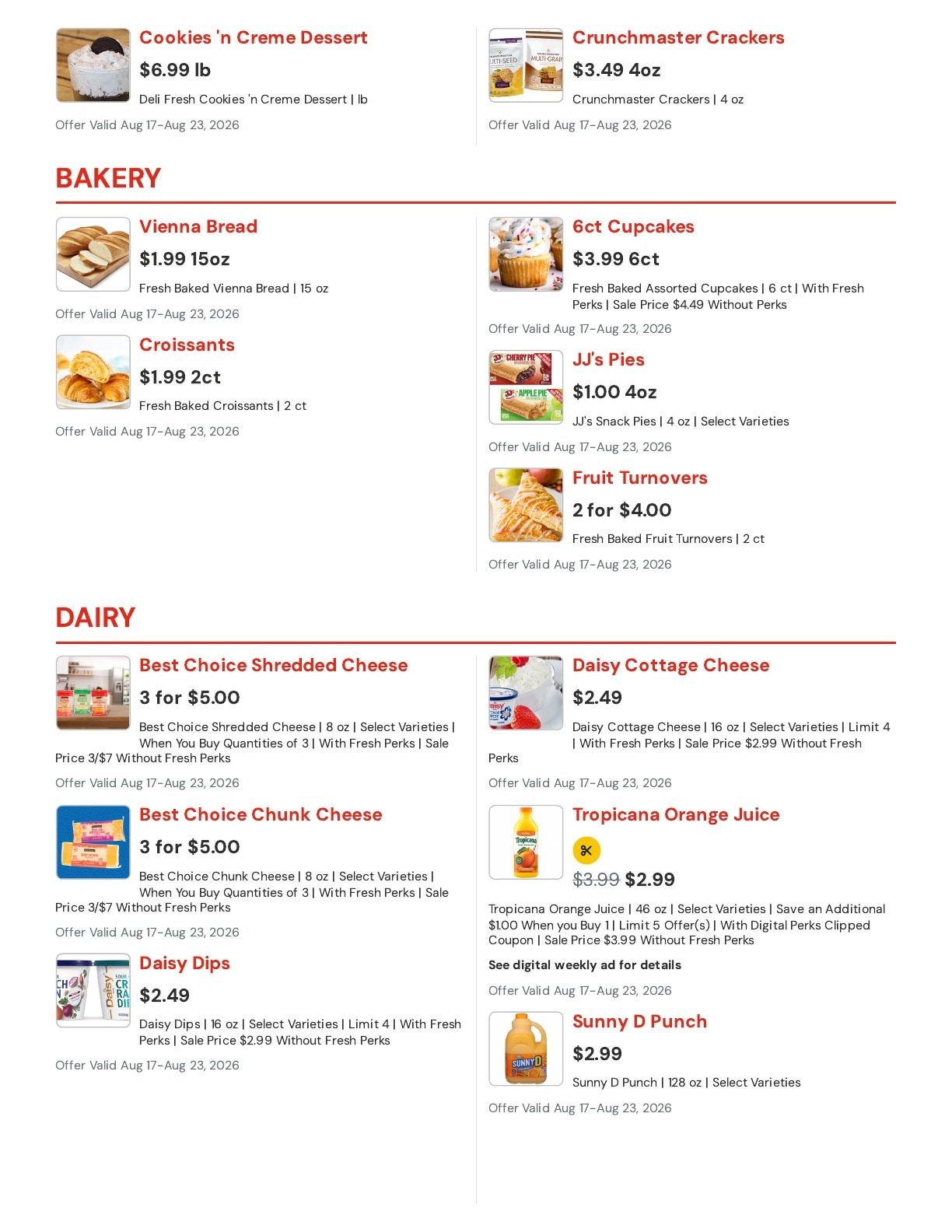 Hansen's IGA (East Troy, WI) Weekly Ad August 17 - 23, 2026