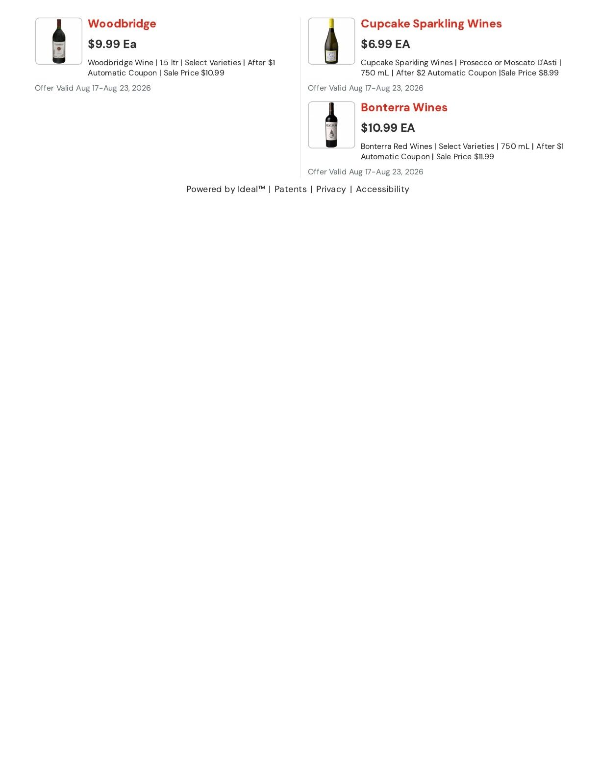 Hansen's IGA (Sparta, WI) Weekly Ad August 17 - 23, 2026