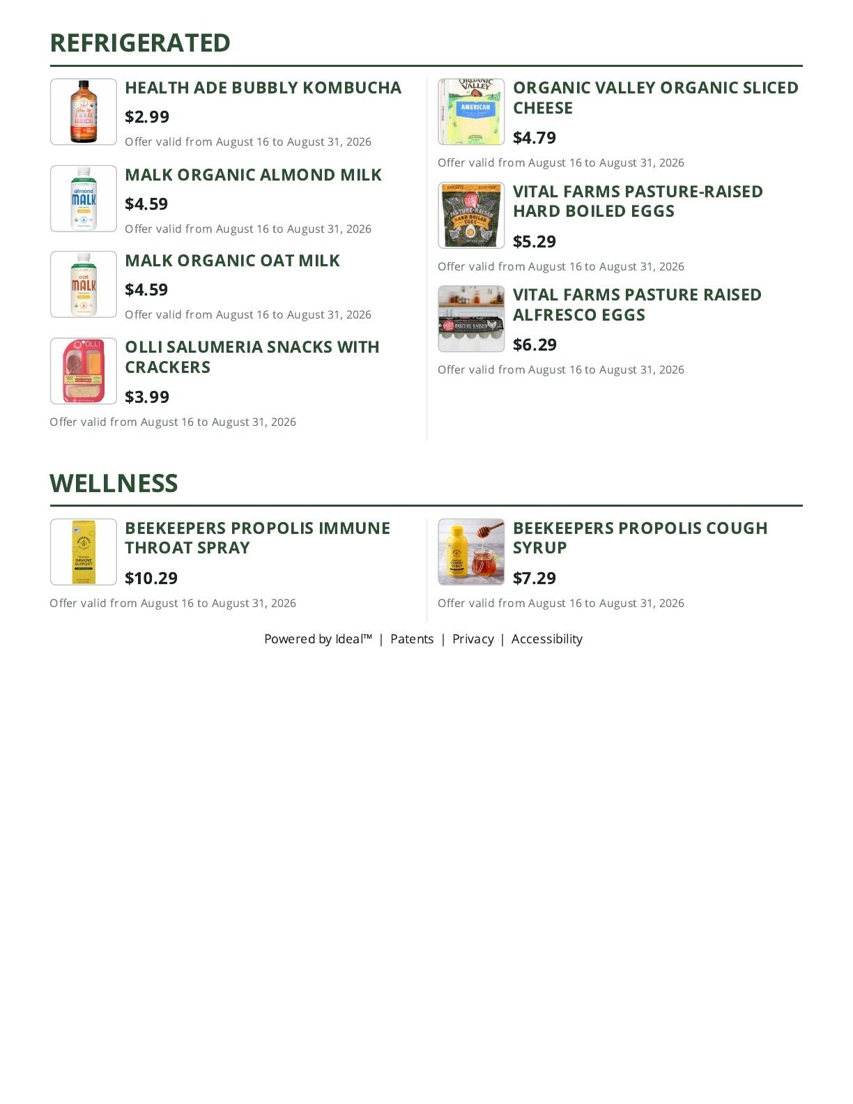 Cox Farms Market Weekly Ad August 16 - 31, 2026