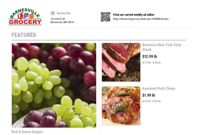 Barnesville Grocery Weekly Ad August 17 - 23, 2026