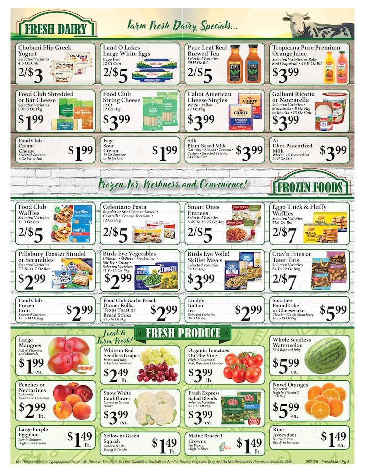 Frenchtown Market Weekly Ad August 21 - 27, 2026