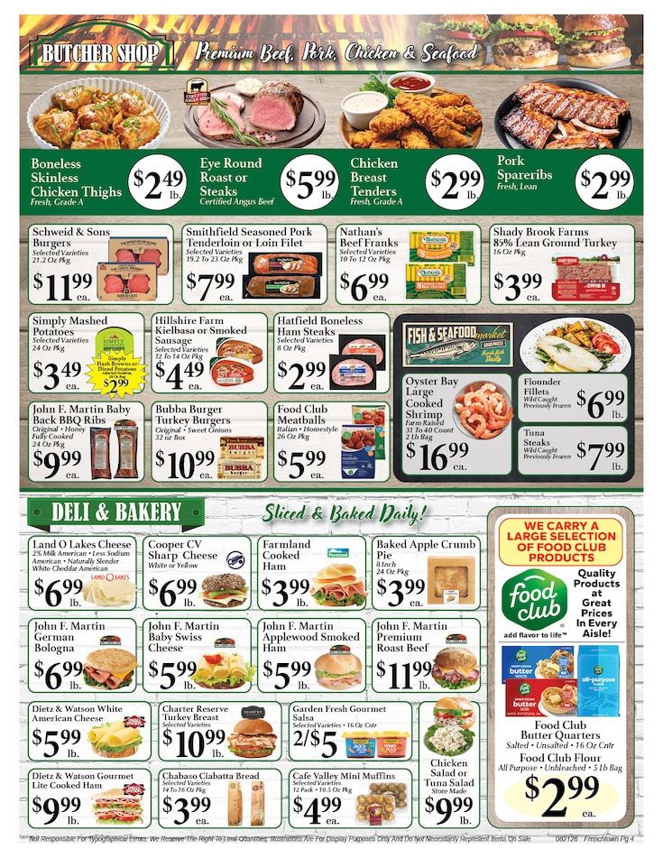 Frenchtown Market Weekly Ad August 21 - 27, 2026