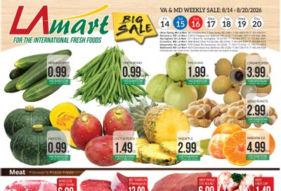 LA Mart Hispanic Weekly Ad August 14 - 20, 2026