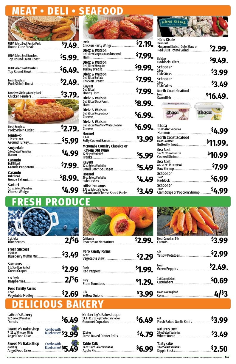Saucier's Market (Van Buren, ME) Weekly Ad August 17 - 23, 2026