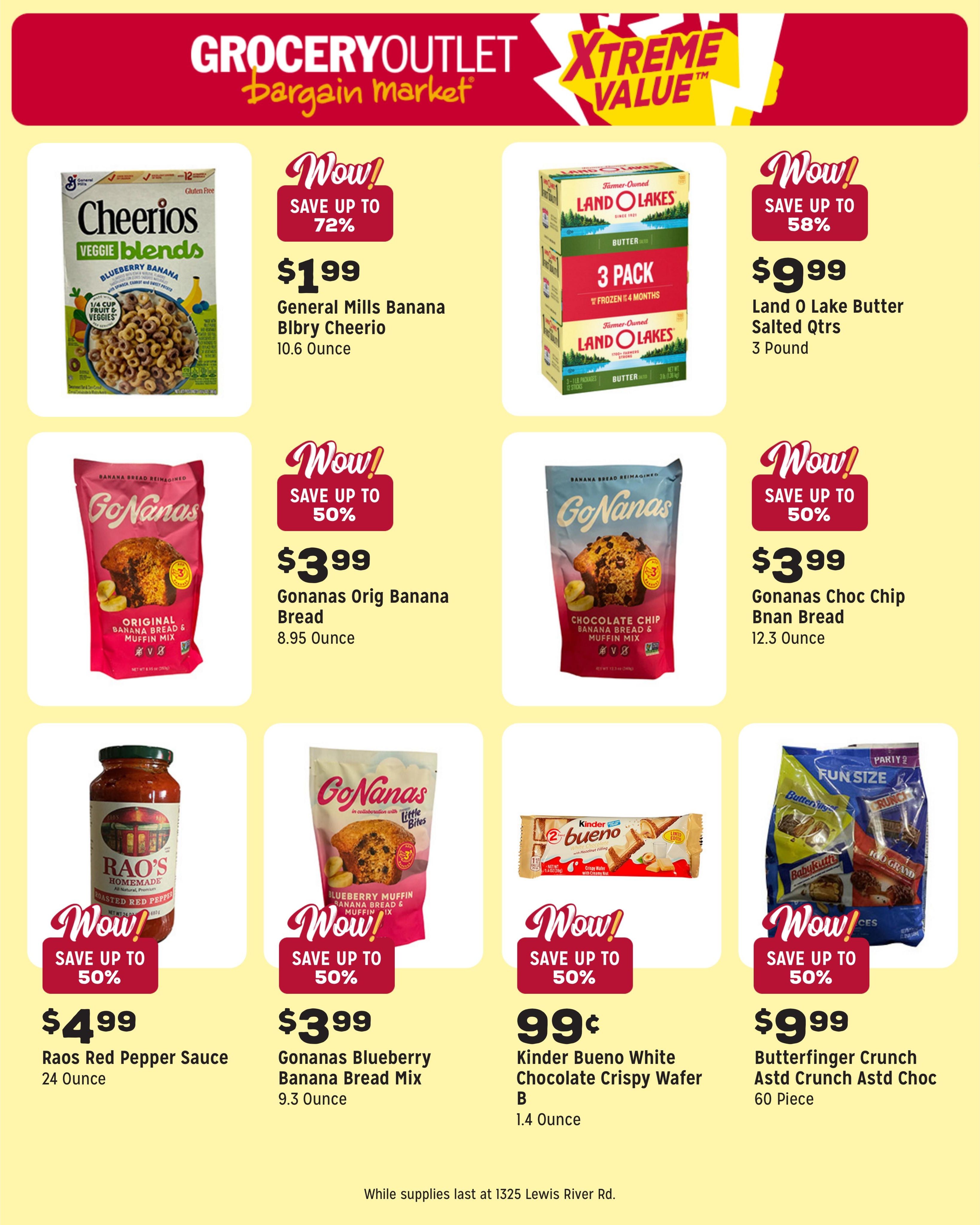 Grocery Outlet (La Center Area, WA) Weekly Ad August 12 - 18, 2026