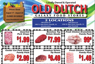 Old Dutch Supermarket Weekly Ad August 17 - 22, 2026
